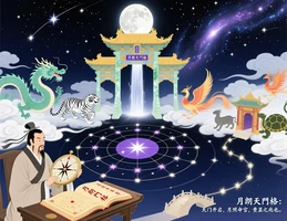 月朗天門格